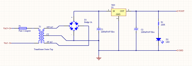 Rangkaian Power Supply (Linear) Dasar | the atmojo